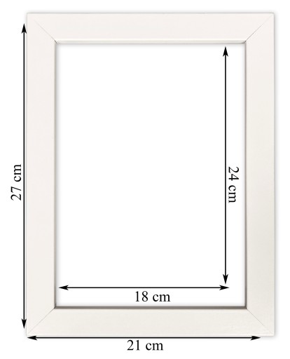 Diplomový fotorámik 18x24 Italia White