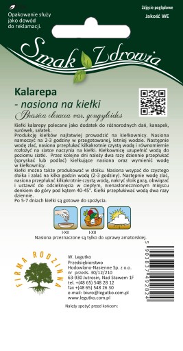 Semená kalerábových klíčkov 10g