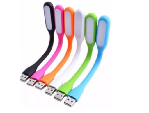 SILIKÓNOVÁ USB LED LAMPA FLEXIBILNÉ BIELE SVETLO RÔZNE FARBY ÚSPORNÉ