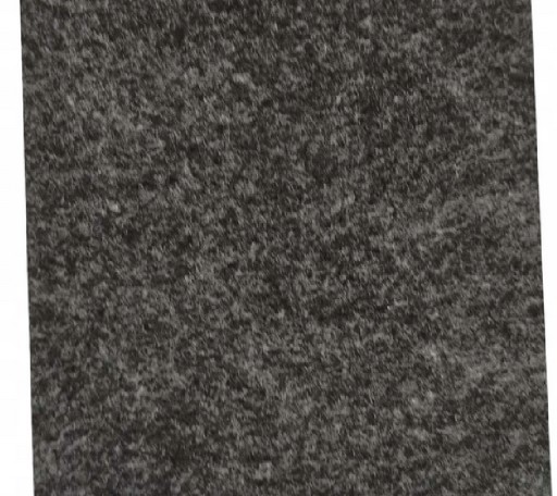 FILTOVÁ PODLOŽKA na vystrihovanie pod stoličky, nábytok, stoly, ČIERNA, 100 x 120 mm