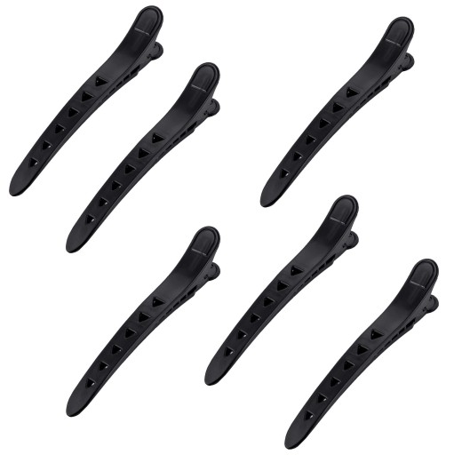 Spony kadernícke Spony Spony do vlasov Spona čierna 6 kusov 12cm