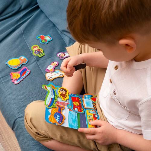 MAGNETICKÝ PREPRAVNÝ SET S DOSKOVÝMI MAGNETMI ROTER KAFER PUZZZLE