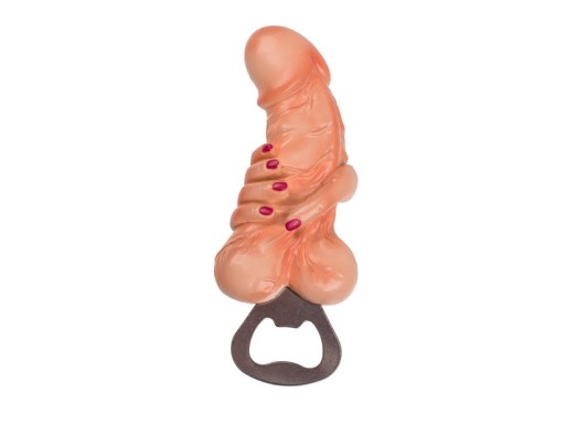 Kovový otvárač na fľaše na penis