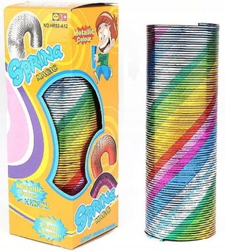 MAGIC SPRINGS VEĽKÁ MAGIC RAINBOW PRUŽINA 15CM