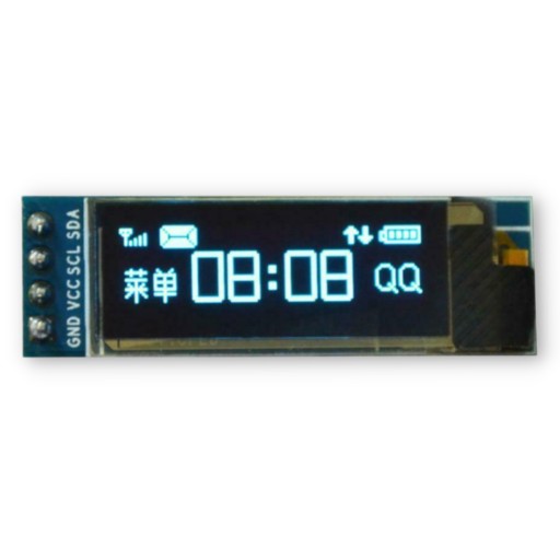 OLED 0,91 LCD modrý 128x32 I2C displej