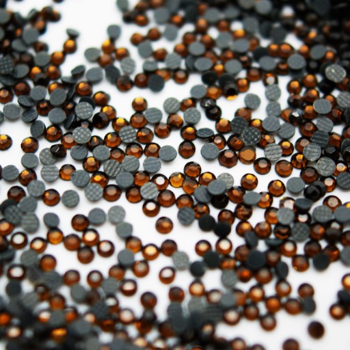 Termo kamienky Hot Fix Brown 3mm 500 ks