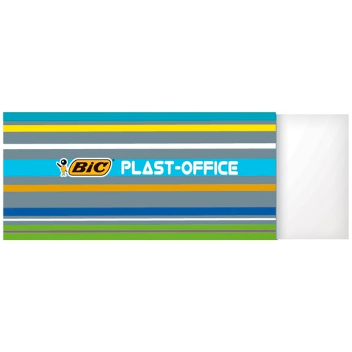 Klasická obdĺžniková guma Bic Plast-Office, 1 kus