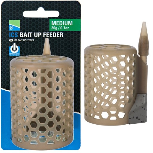 Carp Pellet Bait Basket Preston ICS Bait Up Feeder Medium 20g