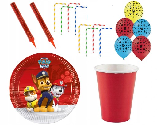 Paw Patrol The Movie papierové taniere 8 ks