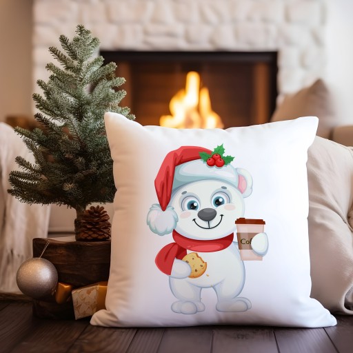 DEKORATÍVNY OBJAL NA VANKÚŠ 40x40 VIANOČNÝ S POTLAČ