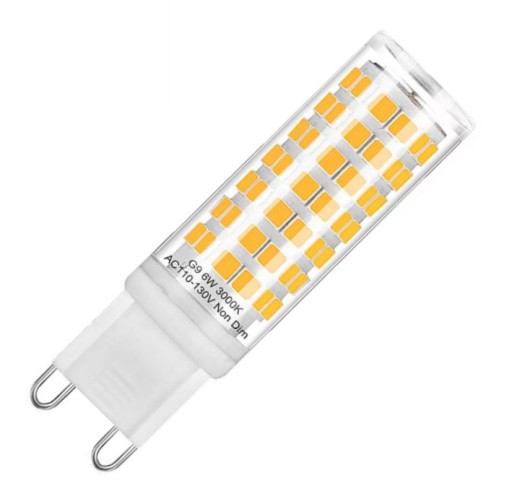 FOCLA G9 LED ŽIAROVKA 8W TEPLÁ BIELA 3000K 810lm