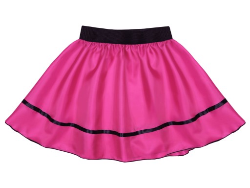 Elastická sukňa, fuchsiový kostým, 34 cm
