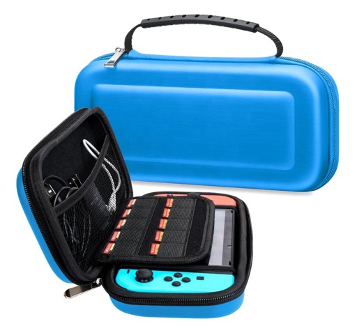 Púzdro pre NINTENDO SWITCH OLED STRONG BLUE KRYT POUZDRA AK223D
