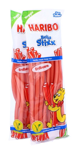 HARIBO ovocné želé Káble Jahoda 200g DE