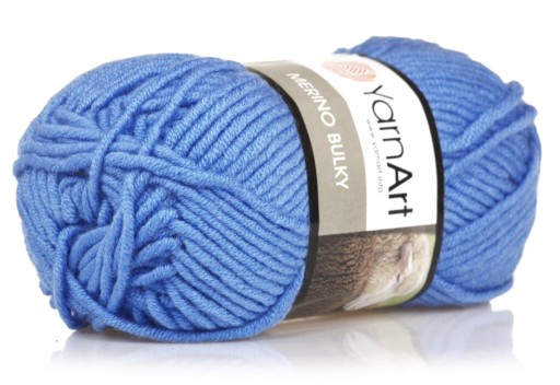 PRIADZA MERINO VELKÁ PRIADZA 600 MODRÁ