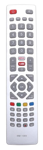 DIAĽKOVÉ OVLÁDANIE PRE TV SHARP Universal Netflix Youtube 1589