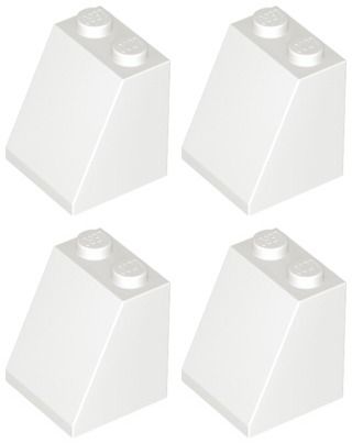 LEGO 3678b SKOS 2x2x2 biela (8g) 4 ks.