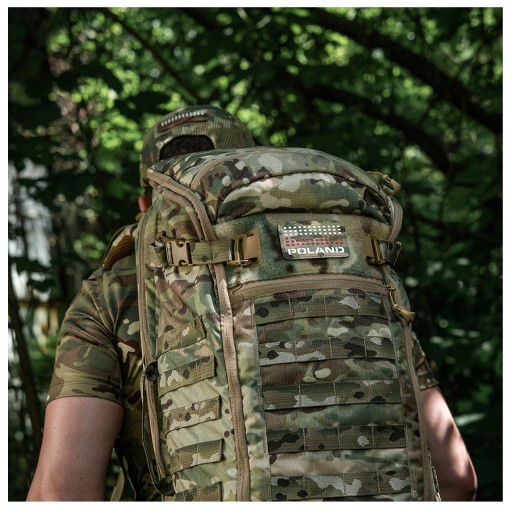 PATCH POLAND FLAG suchý zips 50/80 M-Tac COYOTE