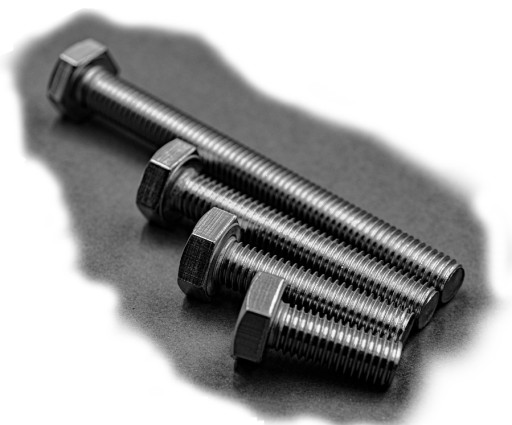 M6x60 ŠESTIHRANNÝ SKRUTKA NA KĽÚČ, NEREZ A2 933 (10)