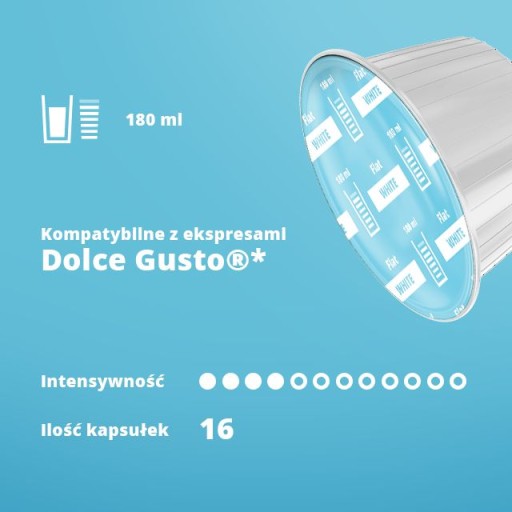 DOLCE GUSTO RENE Flat White kapsuly 16 ks