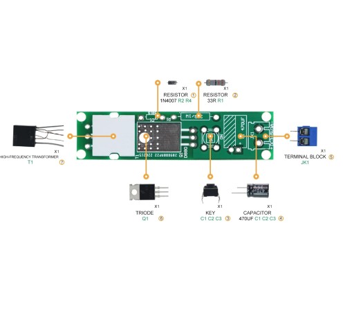 DIY generátor vysokého napätia elektrického oblúka