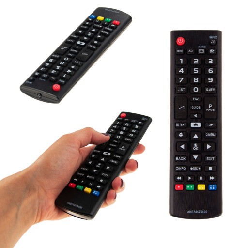 UNIVERZÁLNE DIAĽKOVÉ OVLÁDANIE PRE SMART TV LG AKB74475490 NÁHRADNÁ VÝMENA
