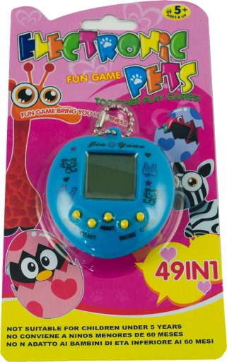 HRAČKA TAMAGOTCHI ELEKTRONICKÁ HRA 49V1 MODRÁ