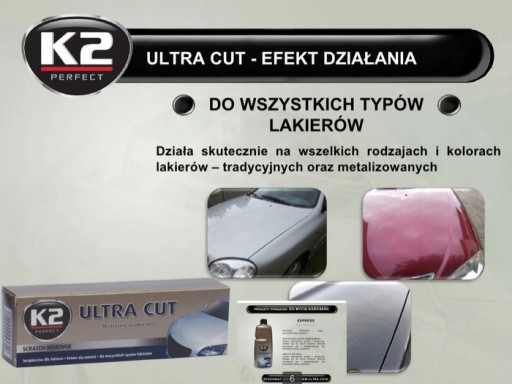 K2 ULTRA CUT PRE EFEKTÍVNE ODSTRAŇOVANIE ŠKRABINCOV 100g 951