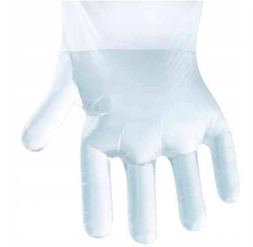 RUKAVICE RUKAVICE JEDNORAZOVÉ RUKAVICE z HDPE FÓLIE veľkosť L 100 KS Sarantis