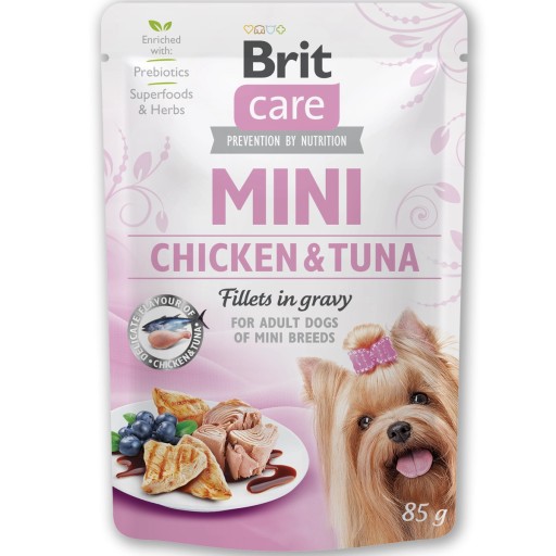 Brit Care Mini Adult 85 g kuracie krmivo pre Yorkie