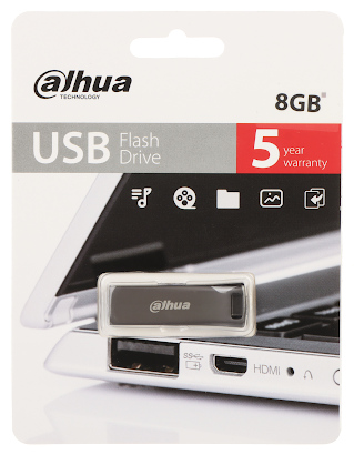 Pendrive 8GB / USB-U156-20-8GB Dahua USB 2.0 Memory Stick 8GB