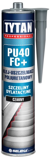 TYTANOVÉ LEPIVO POLYURETÁNOVÝ TESNENIE PU40 FC ČIERNA 300 ml