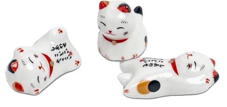 Stojan na paličky Maneki Neko - 1 kus