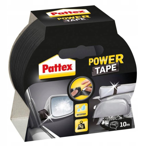 PATTEX POWER TYPE PÁSKA ČIERNA VYZTUŽENÁ 48mm X 10m