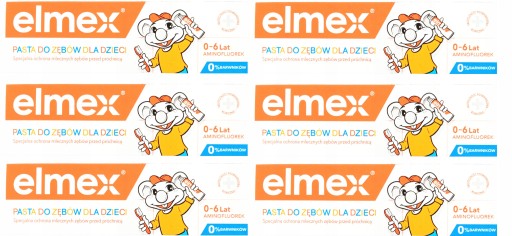 ELMEX Zubná pasta pre deti 0-6 rokov 50ml