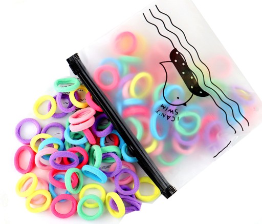 ELASTICKÉ HAIR TRIPS GUMY PRE GIRL MIX 100 KS.