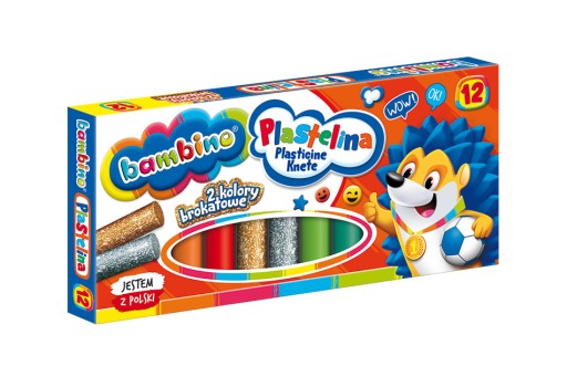 PLASTICINE 12 FAREB BAMBINO ELASTIC S CERTIFIKÁTOM