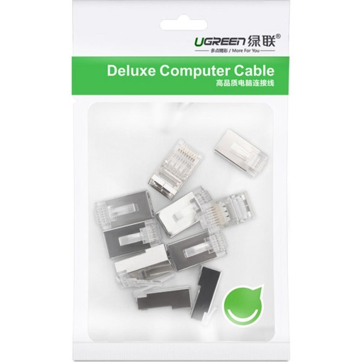 Ugreen RJ45 Cat 6/5 10x krútená dvojlinka konektora
