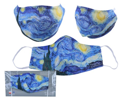 Ochranná maska - V. Van Gogh. Hviezdna noc