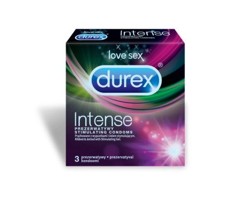 Kondómy DUREX Intense 1 balenie - 3 ks