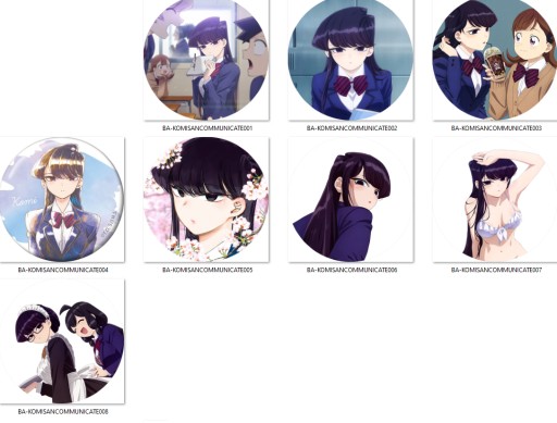 Komi Cant Communicate Anime Pins na výber