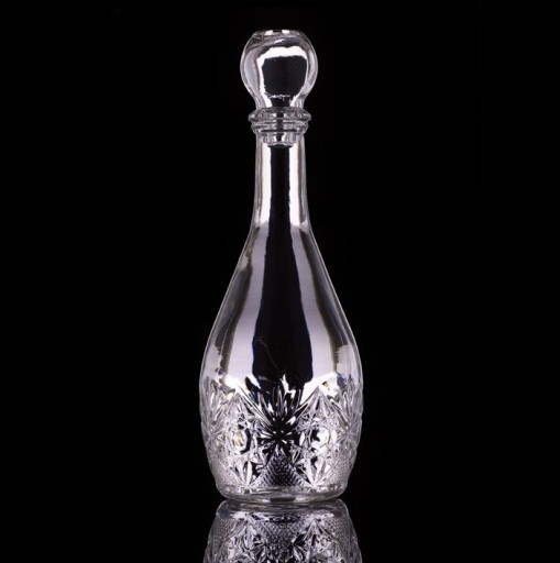 KARAFA 0,5L GRAFSKY S KORKOM NA WHISKY, VÍNO, LIKÉR, VODA, 500ML DARČEK