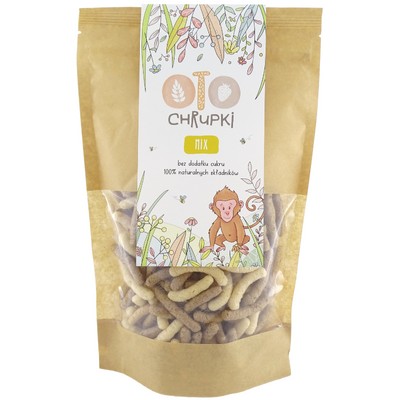 OTO Crispki Prírodná zmes chutí 25 g Otolandia