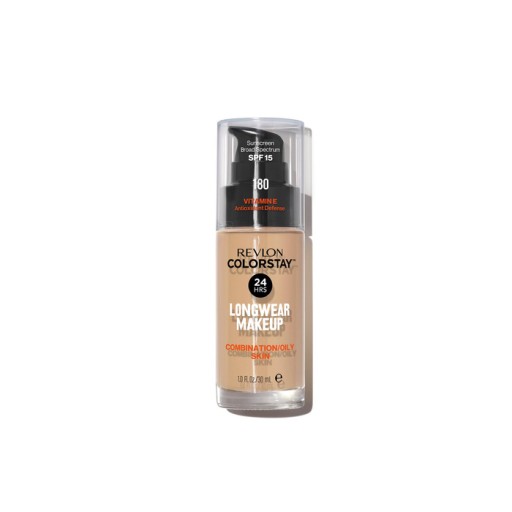 Revlon Colorstay Foundation Combination Skin Oily Pump 180 Sand Beige 30ml