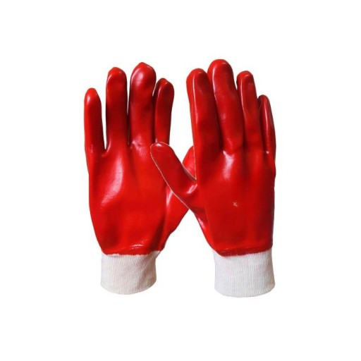 X-POVI RED PVC ochranné pracovné rukavice Vodotesné flexibilné CE