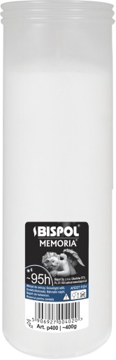Vložka do sviečky parafínová BISPOL P400 95h 1 ks