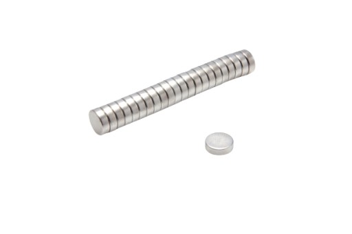 Neodymový magnet valcový MW 8x2,5 N38 10 ks