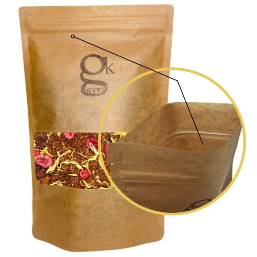 ROOIBOS CRANBERRY čaj 100g s brusnicami bez kofeínu, LAHODNÝ