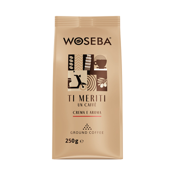 1x 250g WOSEBA Ti Meriti Un Caffe Crema e Aroma