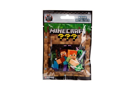 MINECRAFT KOVOVÁ POSTAVKA BLIND BAG SURPRISE MOJANG